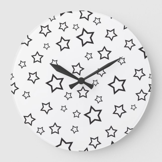 Relógio Grande Padrão de estrelas (Frente)