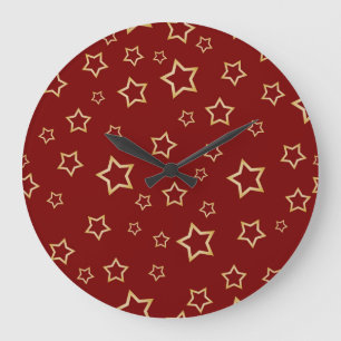 Relógio Grande Padrão de estrelas