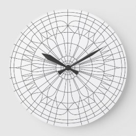 Relógio Grande Padrão Geométrico de Mandala