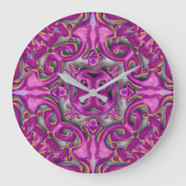 Relógio Grande Padrão simétrico (azulejos como)