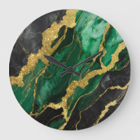 Padrão Verde Marble com Dourado