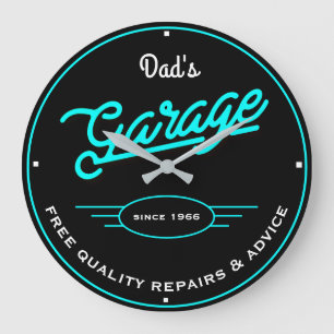 Relógio Grande Pai ou qualquer outro nome Garage, Retro Aqua e Sl