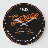 Pai ou qualquer outro nome Garage Retro Orange e S