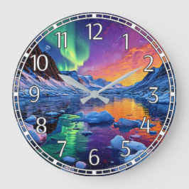 Relógio Grande Paisagem Árctica