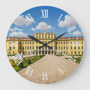 Relógio Grande Palácio de Schönbrunn Viena Áustria Viagem