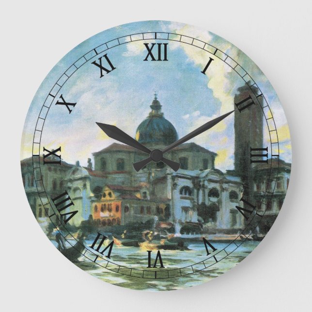 Relógio Grande Palazzo Labia, Veneza, por John Singer Sargent (Frente)