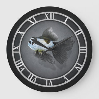 Relógio Grande Panda Oranda Goldfish Clock