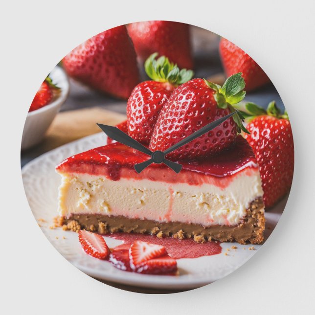 Relógio Grande Panificação de Cheesecake de produtos cozidos (Frente)