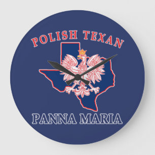 Relógio Grande Panna Maria Polonês Texan