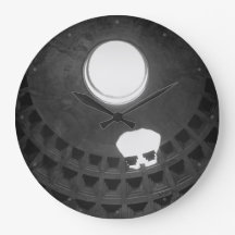 Pantheon Light Skull Roma Itália Preto e Branco