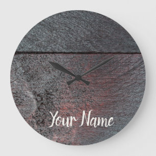 Relógio Grande Parede de madeira de mogno usada