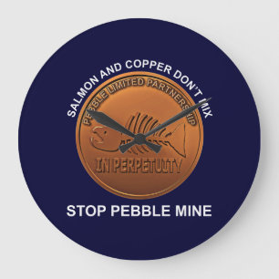 Relógio Grande Parem Com O Pebble Mine - Penny