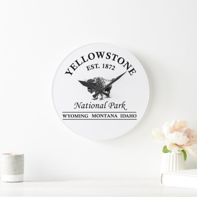 Relógio Grande Parque nacional Yellowstone (Lar)