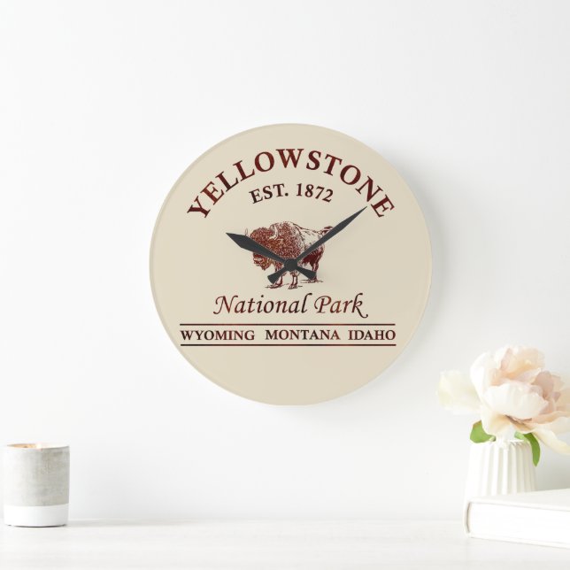 Relógio Grande Parque nacional Yellowstone (Lar)