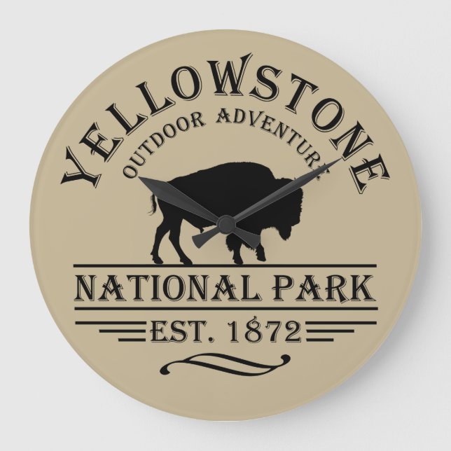 Relógio Grande Parque nacional Yellowstone (Frente)