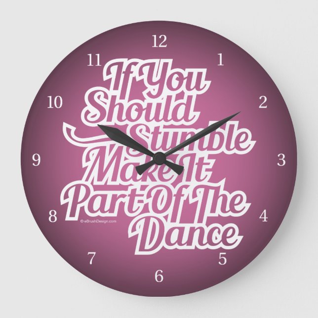 Relógio Grande Parte Da Dança (Frente)