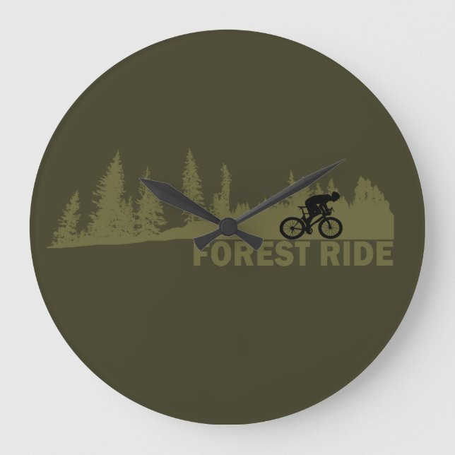 Relógio Grande Passeio de downhill MTB Floresta Mountain Biking (Frente)