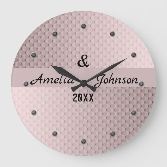 Relógio Grande pasta turva líquida líquida flexível abstrato mode (Frente)