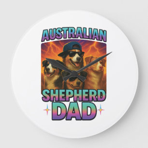 Relógio Grande Pastor Australiano