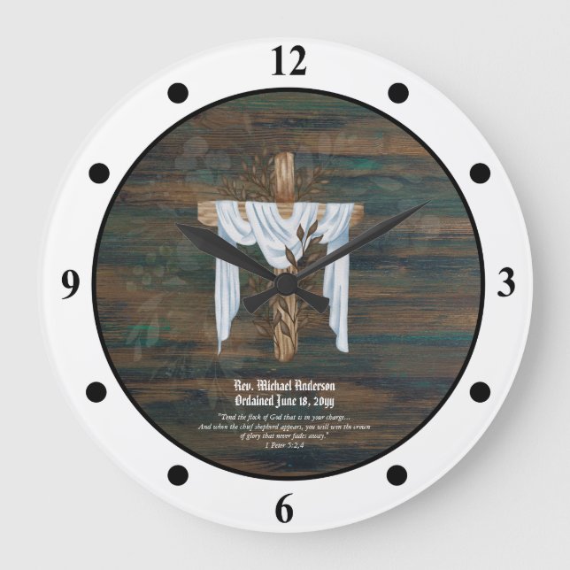Relógio Grande Pastor Deacon, Pastor, Grande Ministro (Frente)
