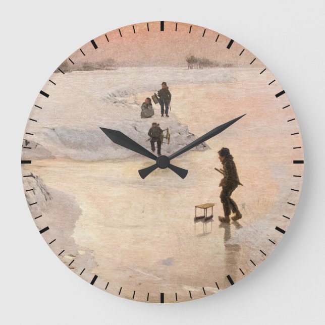 Relógio Grande Patinadores | Emile Claus 1891 (Frente)