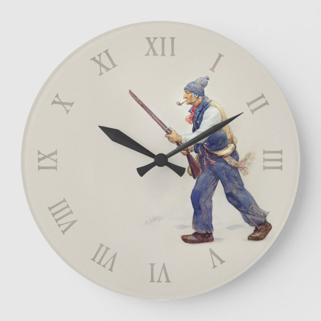 Relógio Grande Patriote Québec Rébellion 1837-1838 Henri Julien (Frente)