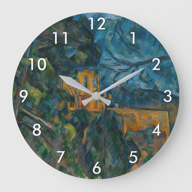 Relógio Grande Paul Cezanne - Chateau Noir (Frente)