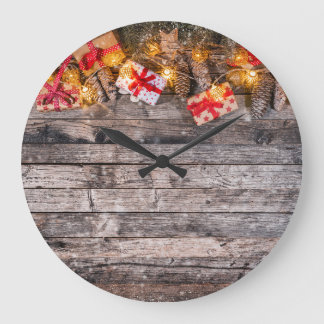 Relógio Grande Pavimentos de Natal, tábuas de madeira.