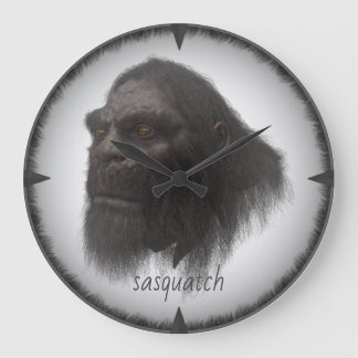 Relógio Grande pé grande,sasquatch,agachado,relógio entupido