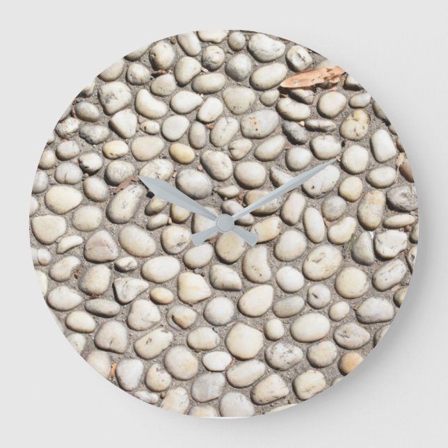 Relógio Grande Pedras Pedras Pedras Cobblestone Foto do Caminho (Frente)