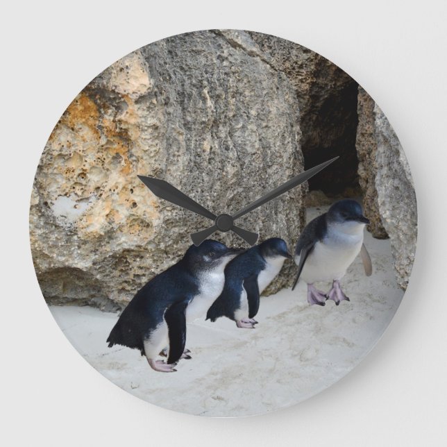 Relógio Grande Penguin Beach House, (Frente)