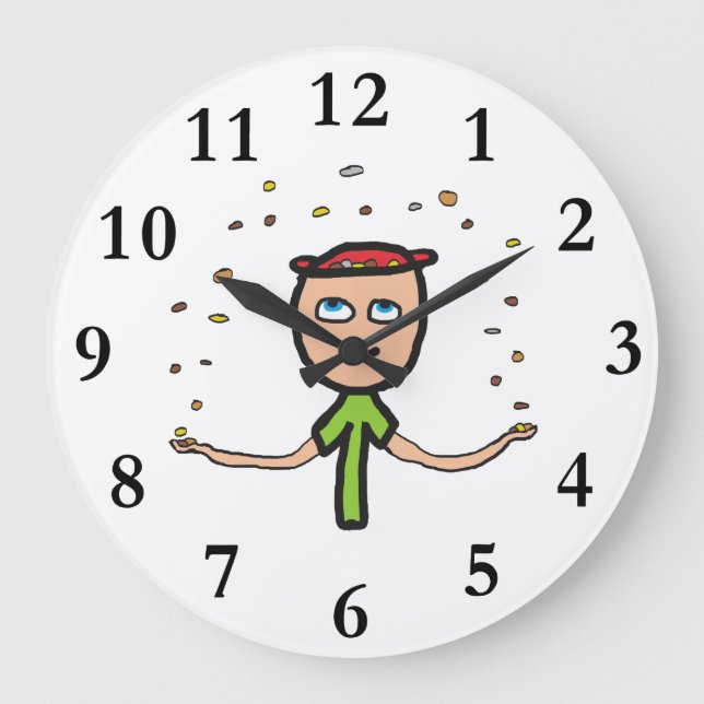 Relógio Grande Pennies do Céu (Frente)