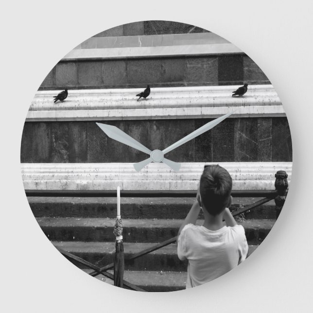 Relógio Grande Pequeno fotógrafo (Frente)