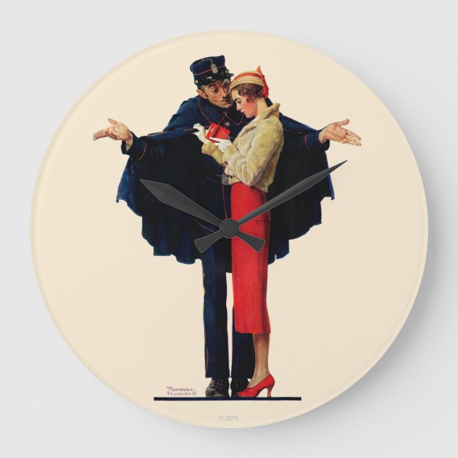 Relógio Grande Perdido em Paris (Frente)