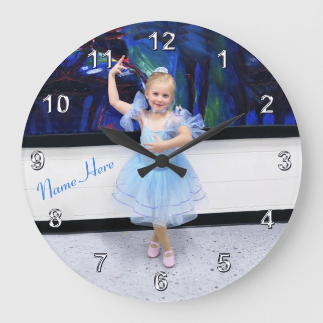 Relógio Grande Personalised PHOTO Wall Clocks, Babies to Adults (Frente)