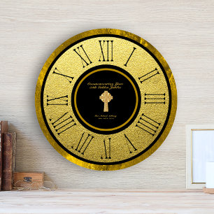 Relógio Grande PERSONALIZADO do Aniversário de 50º Decreto Jubile