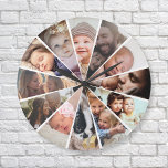 Relógio Grande Personalizar Filhos Personalizados da Família Amig<br><div class="desc">Crie seu próprio relógio personalizado de 12 fotos com suas imagens personalizadas.</div>