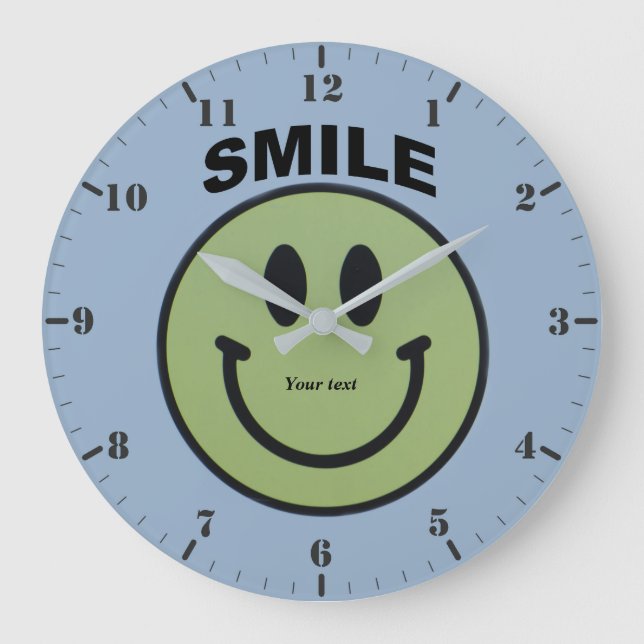 Relógio Grande Personalizar Sorriso (Frente)