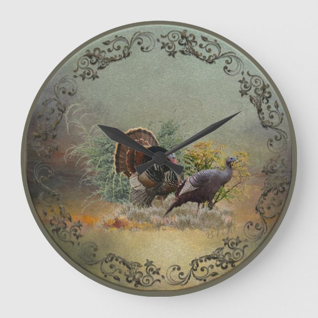 Relógio Grande Peru selvagem (Frente)