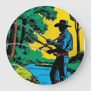 Relógio Grande Pescador em Riverbank