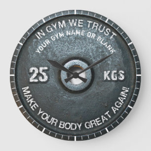 Relógio Grande Peso do vintage do exercício da malhação do