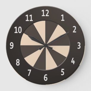 Relógio Grande Pêssego Moderno Rai qualquer Círculo de Dígitos Pr