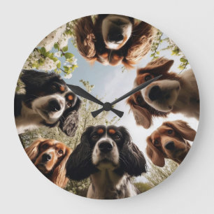 Relógio Grande Pet Lover Clock Engraçado Cachorro