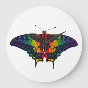 Relógio Grande Philadelphia Rainbow Prim Flag Swallowtail