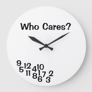 Relógio Grande Piada Clocks Jumbled Numbers Piada Clock