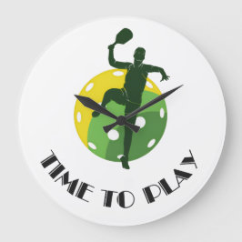 Relógio Grande Pickleball Inspirado em Infusão Esportiva