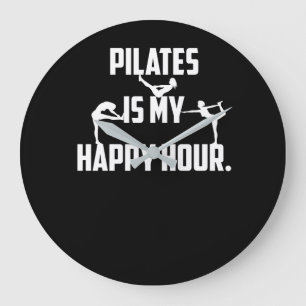Relógio Grande Pilates é minha hora feliz