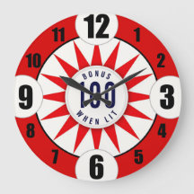 Pinball Player AcryRound Wall Clock #1