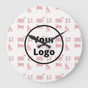Relógio Grande Pink hotel business pattern