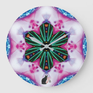 Relógio Grande Pinkie Kaleidoscope